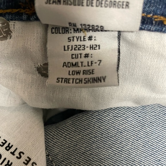 NWT Lovers and friends low rise Ricky skinny jeans in marabella - Picture 11 of 11